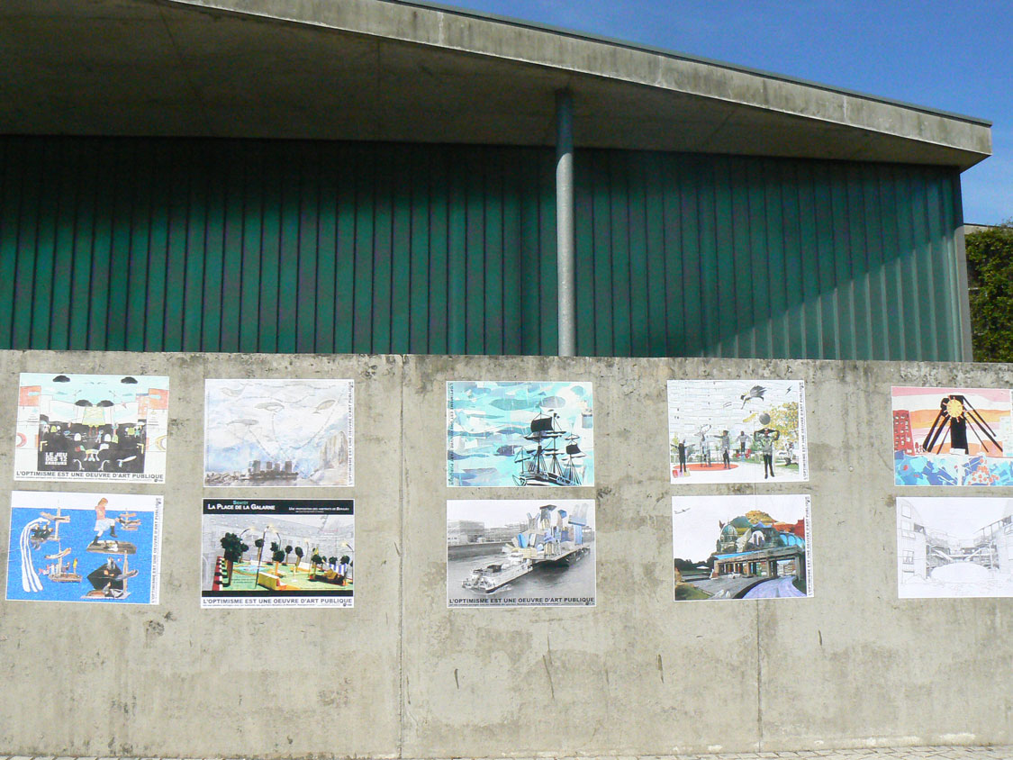 serie de collage-optimisme